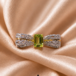 Peridot "Tied with a Bow" Ring