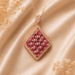 Garnet Lattice Pendant