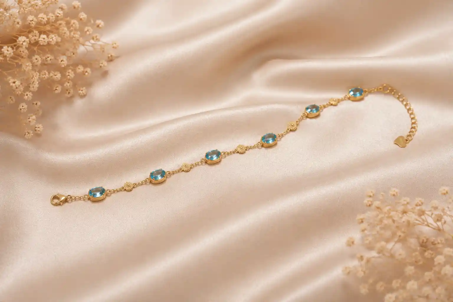 Topaz Charm Bracelet2