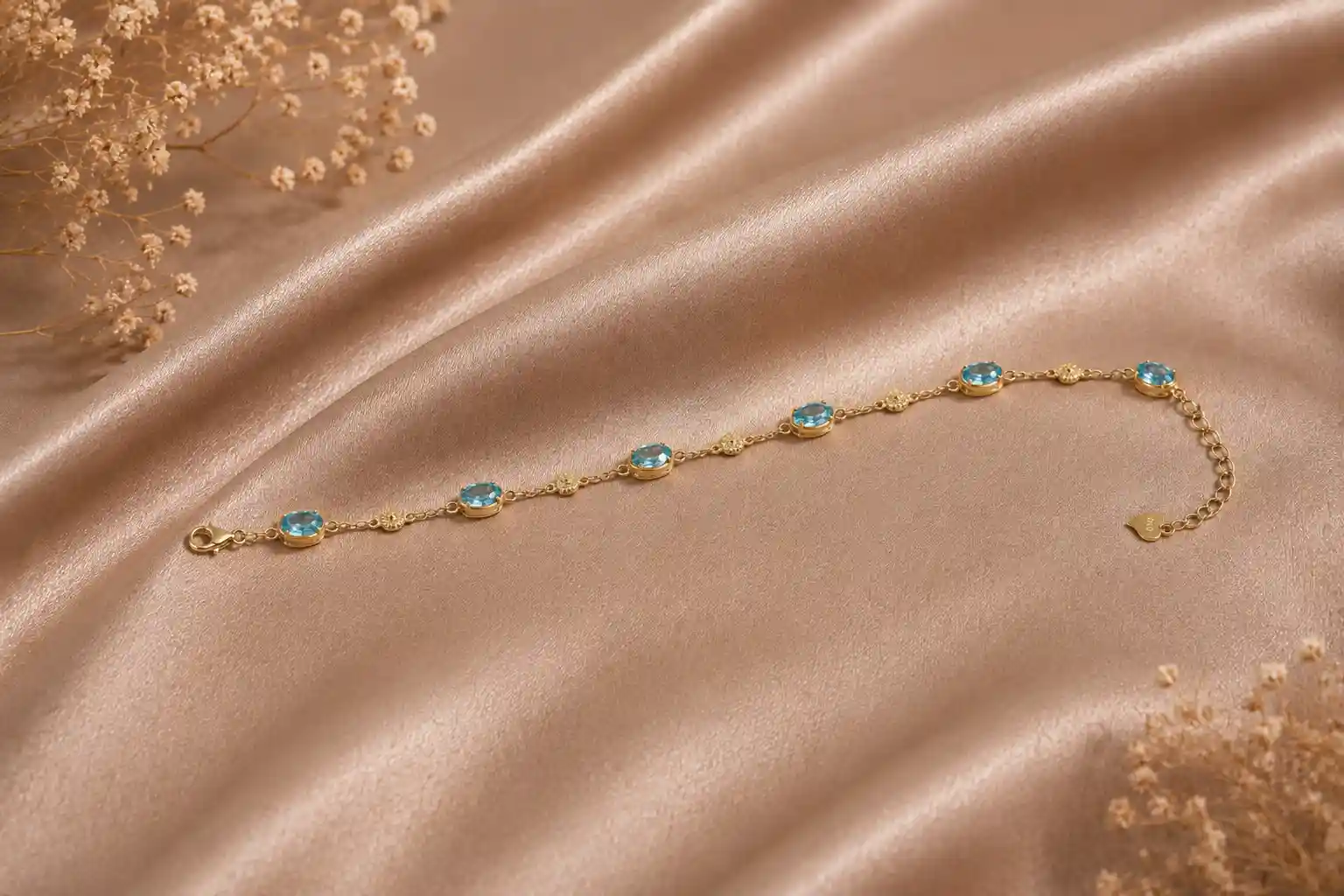 Topaz Charm Bracelet3